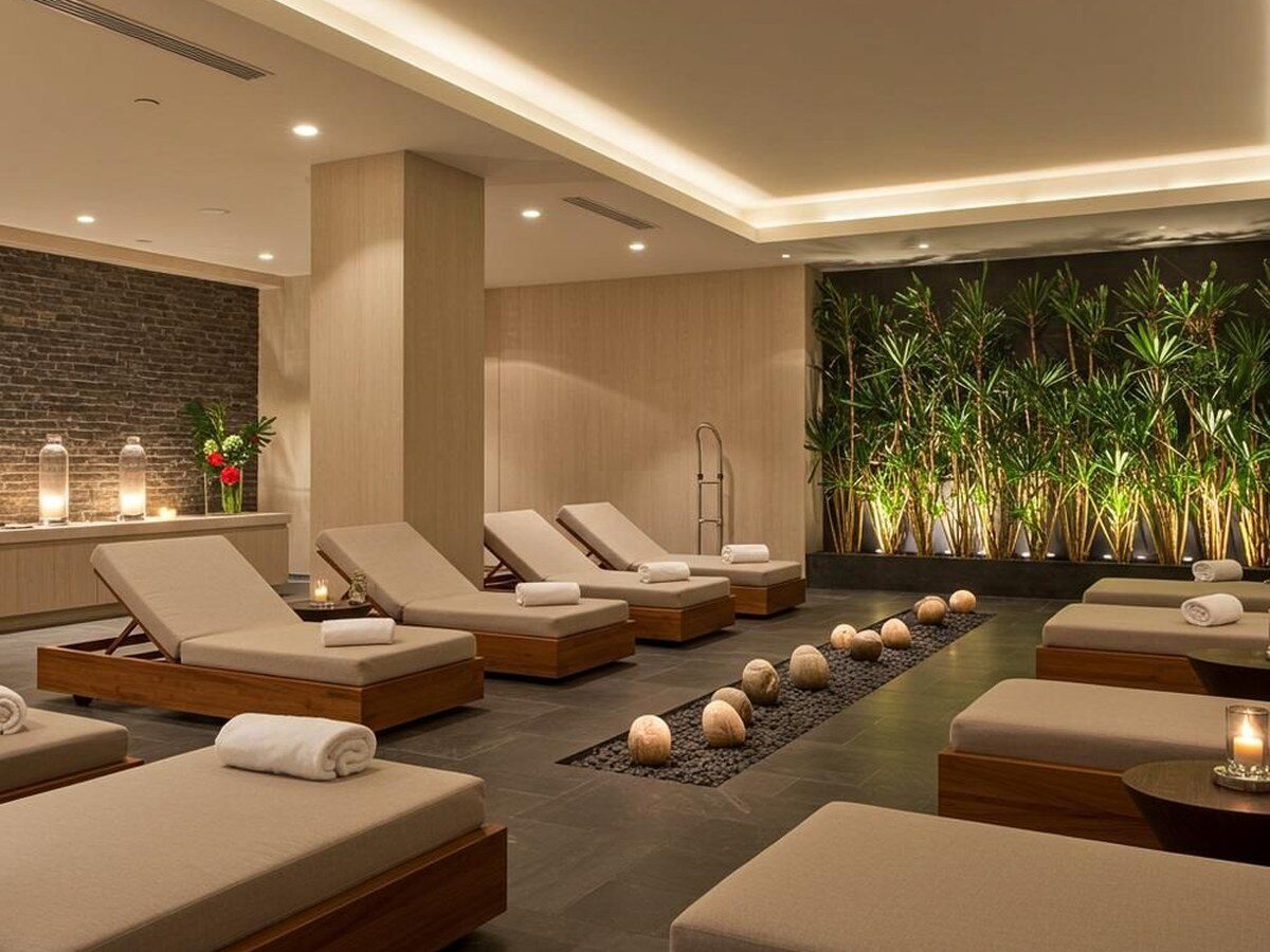 Spa relaxation area